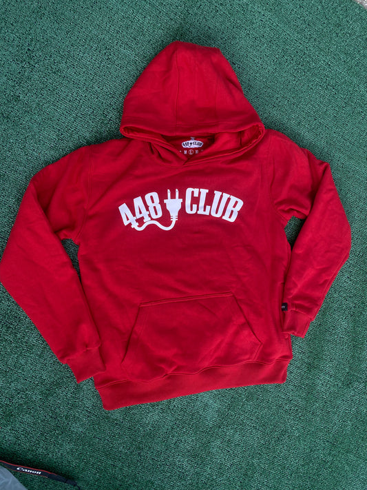 Red PoundPlugClub Hoodie