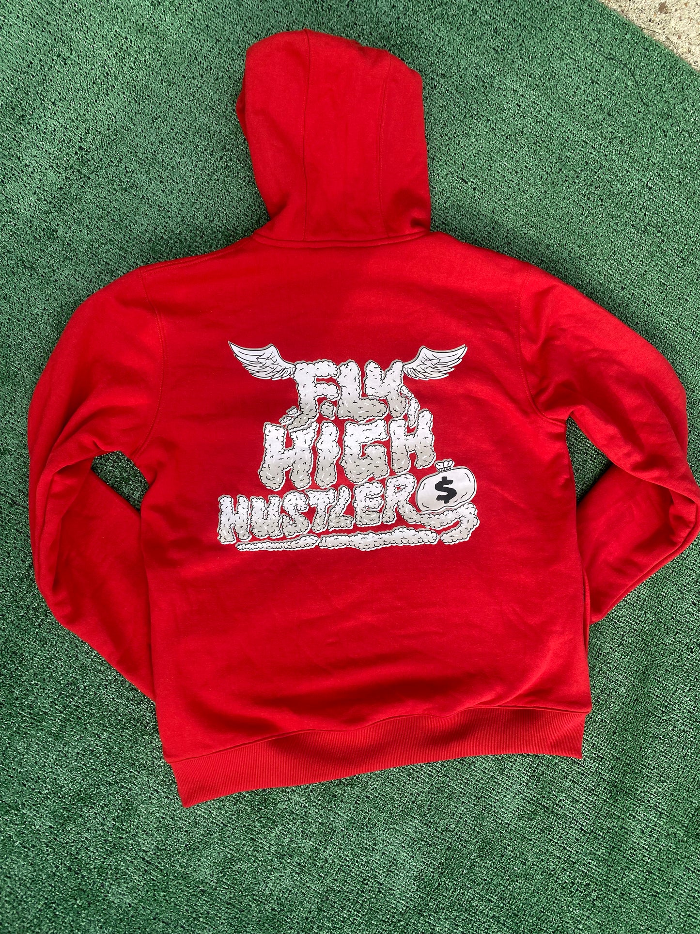 Red PoundPlugClub Hoodie